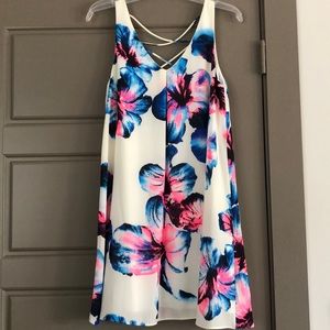 Aqua Tent Style Dress